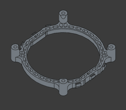 CPU FAN / COOLER GENERIC ADAPTER / BRACKET 3d model