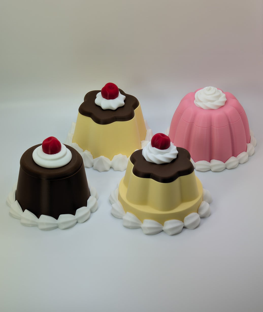 Flan Jars! 3d model