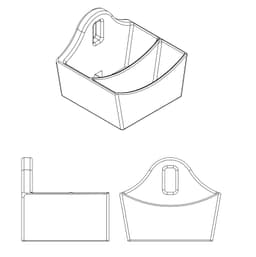 Skadis 2x Nippers Holder 3d model