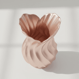 A Swirling Organic Vase (Vase Mode) 3d model