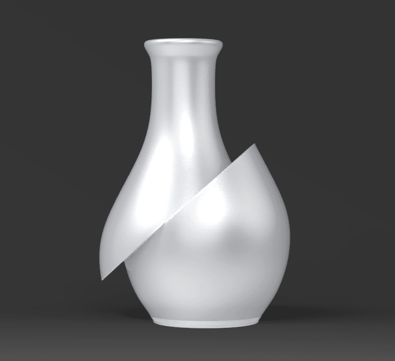 Cutted Vase 3d model