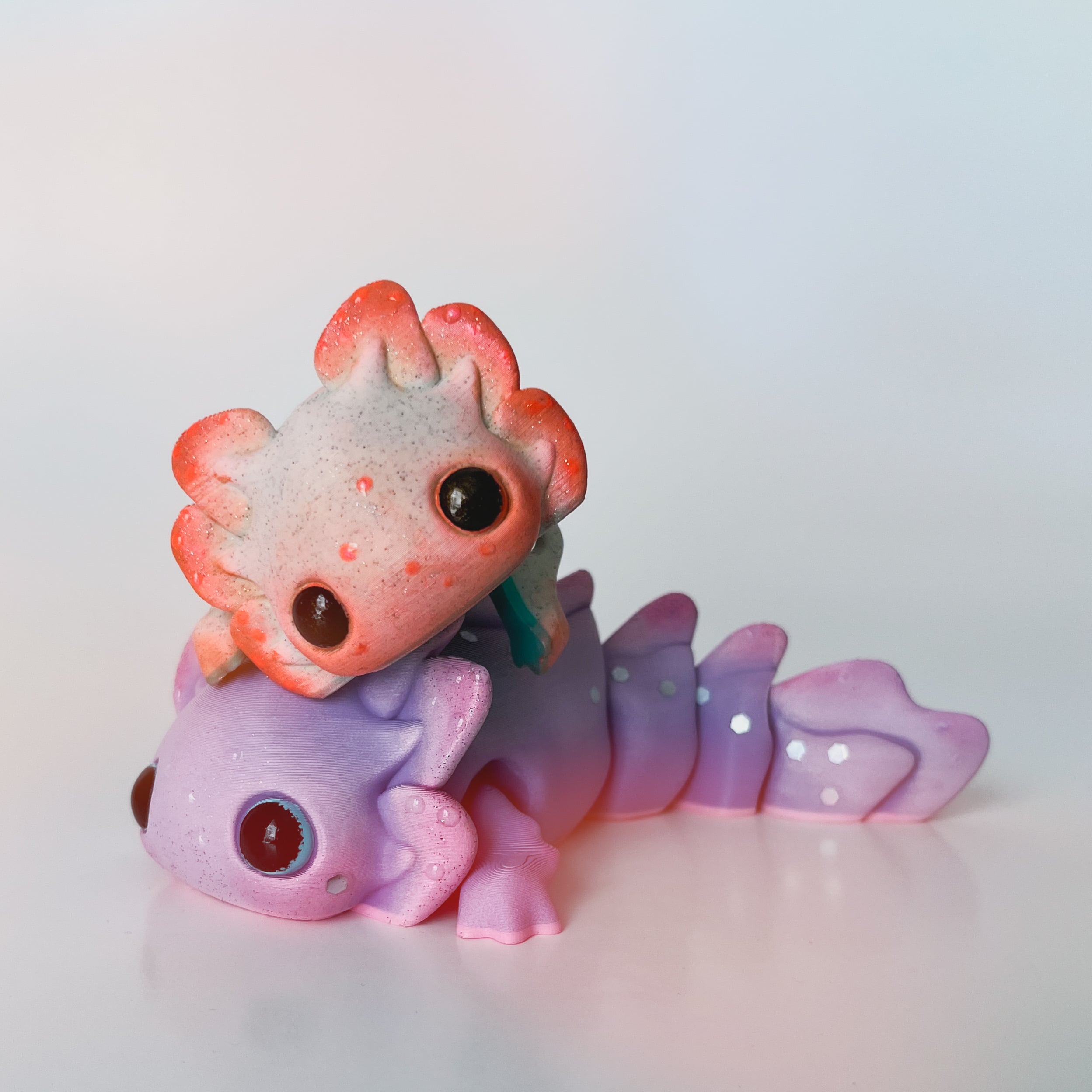 Axolotl Tadpole Flexi 3d model