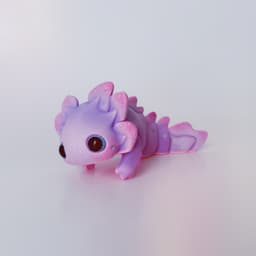 Axolotl Tadpole Flexi 3d model