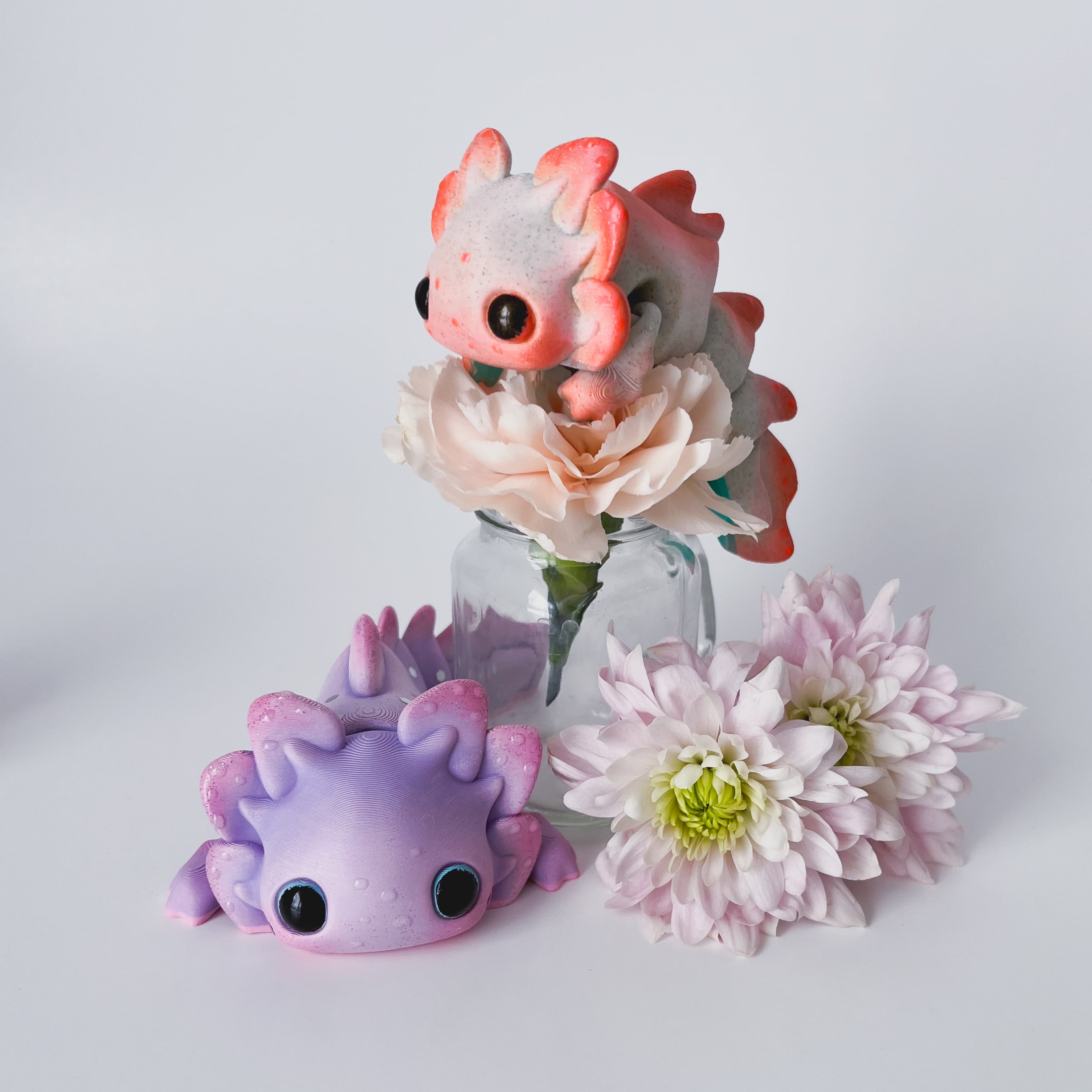 Axolotl Tadpole Flexi 3d model