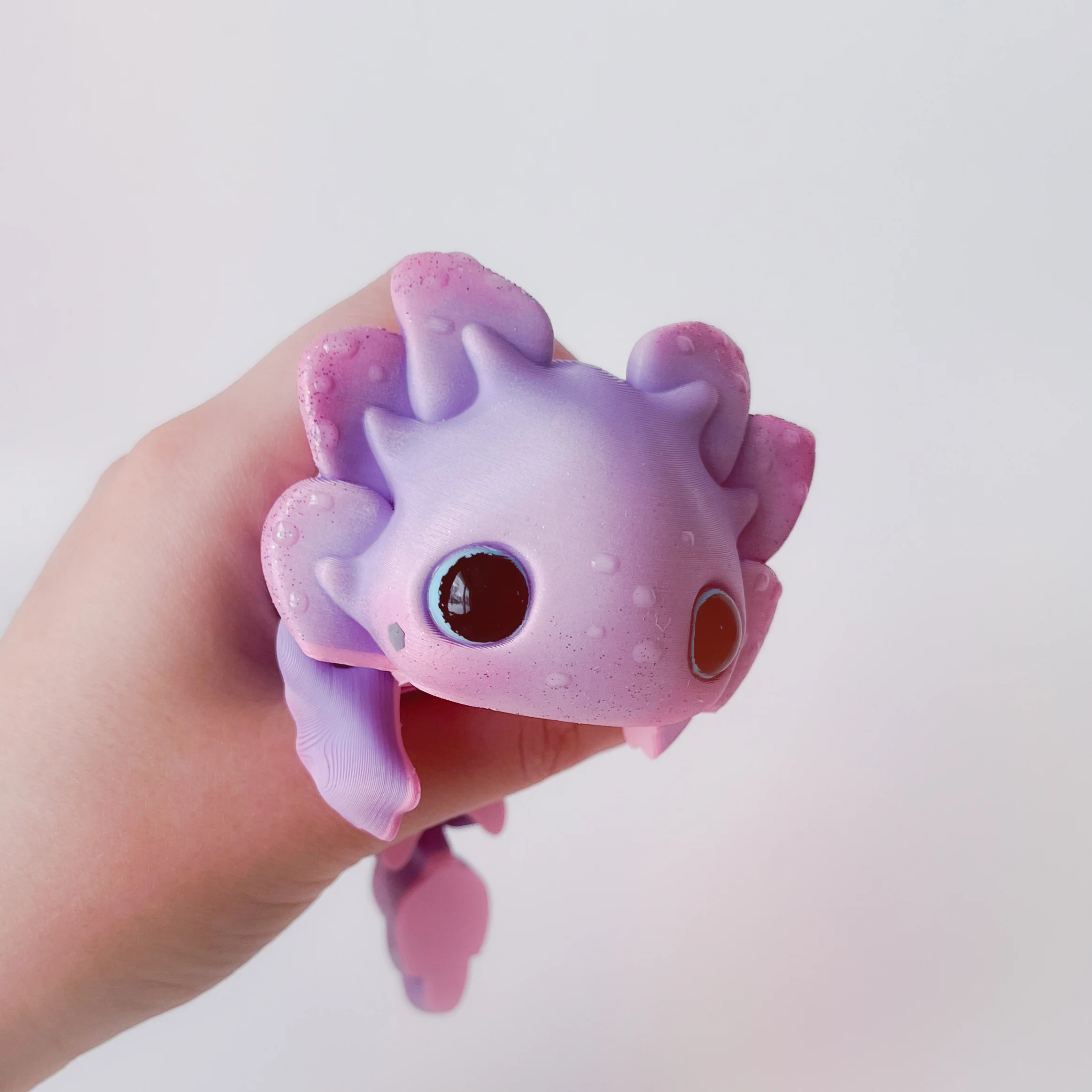 Axolotl Tadpole Flexi 3d model