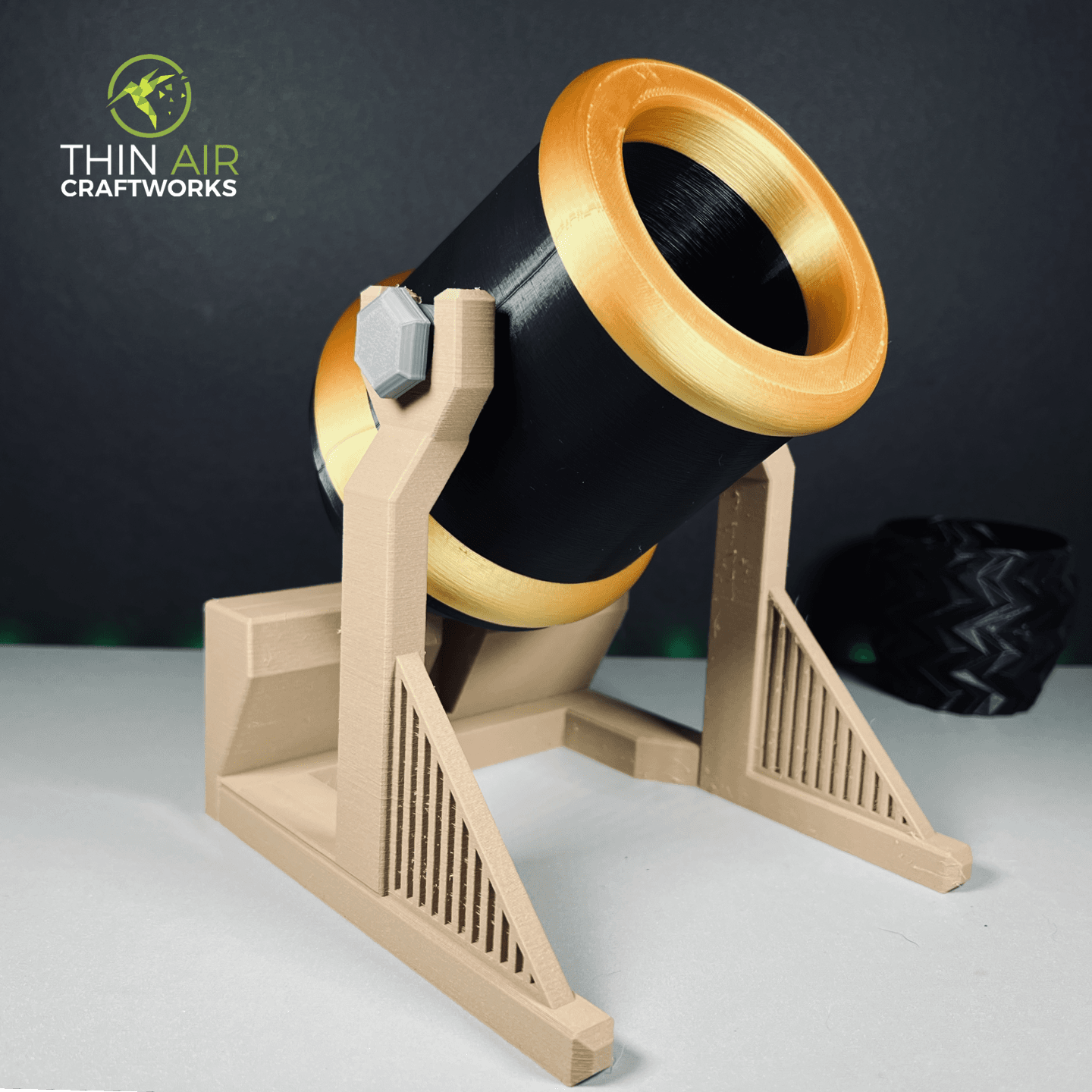 CANnon Cup Holder - Thangs Workspace Design Challenge 3d model