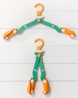 EZPZ Hanger // Folding Clothes Hanger 3d model