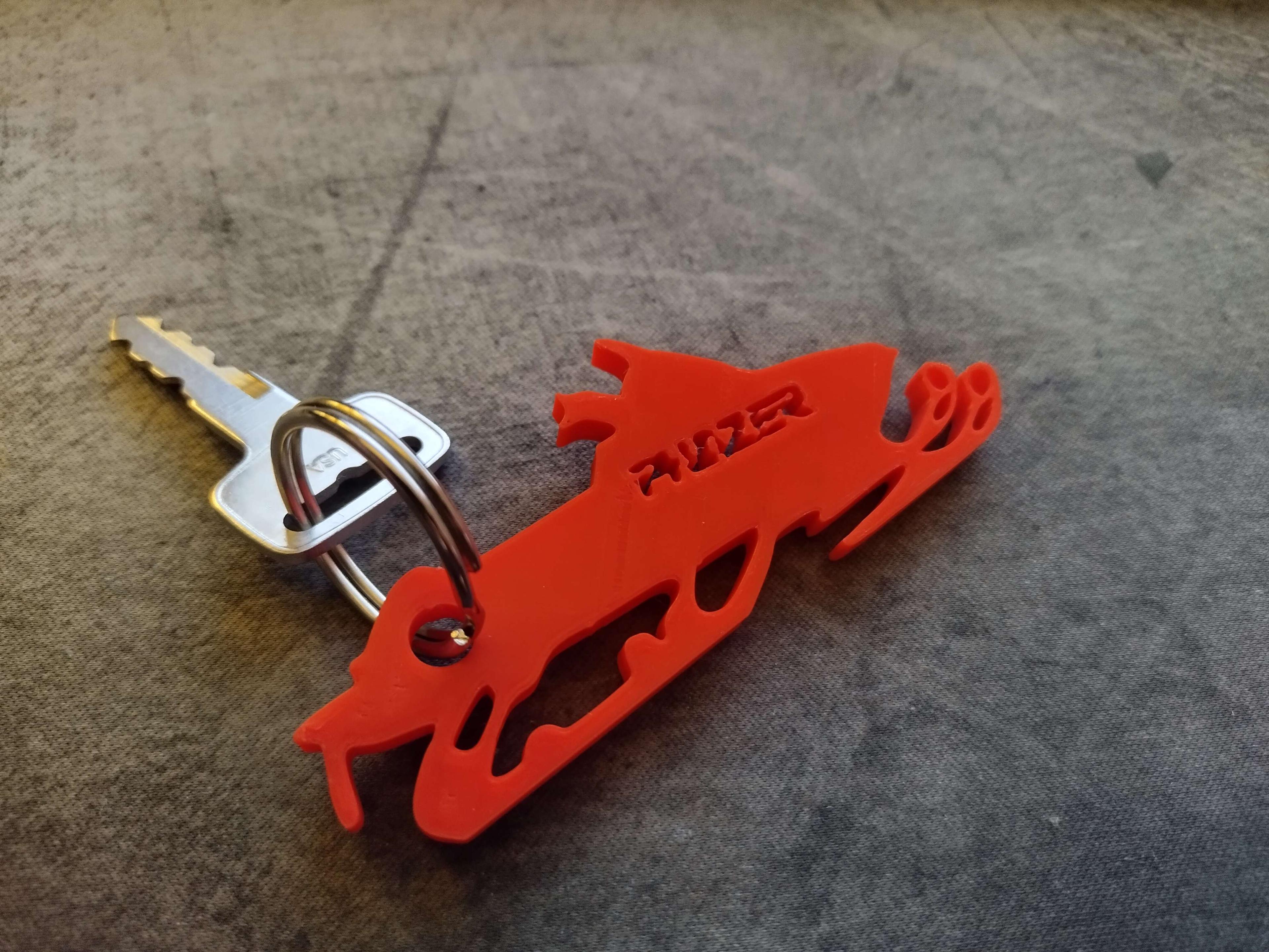 yamaha phazer keychain+shape 3d model