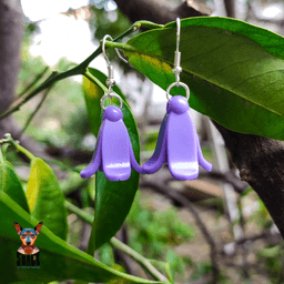 Violet Earrings 3d model