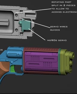Andor Cassians Bryar pistol 3d model