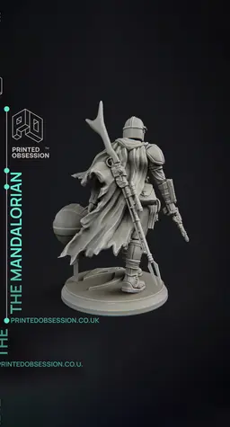 The Mandalorian - Star Wars Fan Art 3d model
