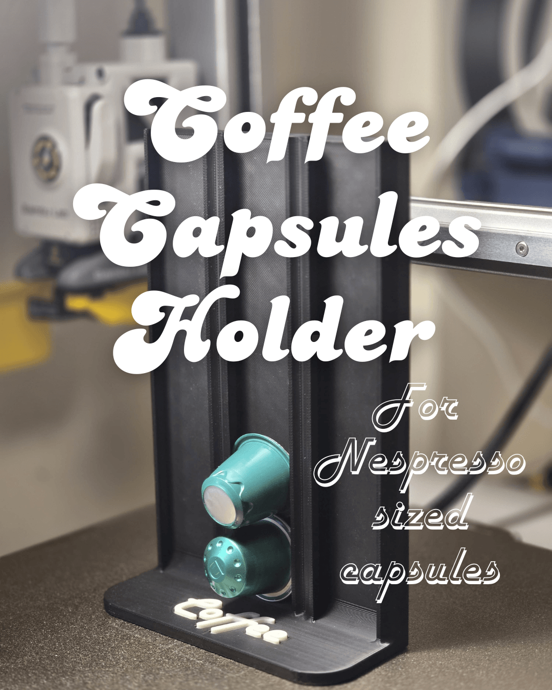 Coffee Capsule Holder β Stylish, Easy, and Ready to Print! 3d model