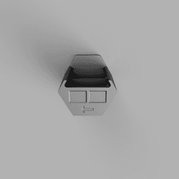 FrogStorage Bestagon - Screws Roundhead Dual Compartment 75mm.stl 3d model