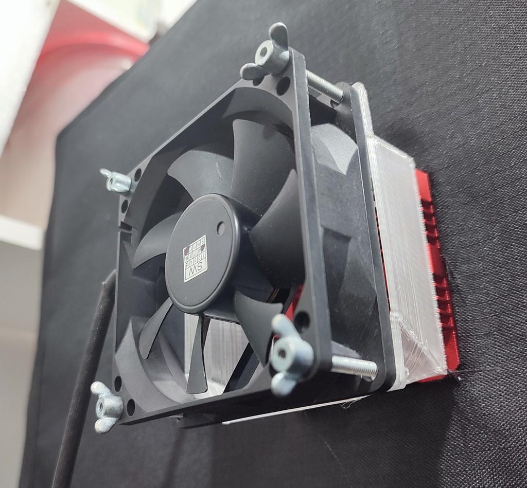 Creality Water Cooler Fan Support and Duct 3d model