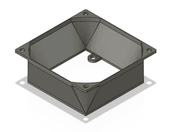 Creality Water Cooler Fan Support and Duct 3d model