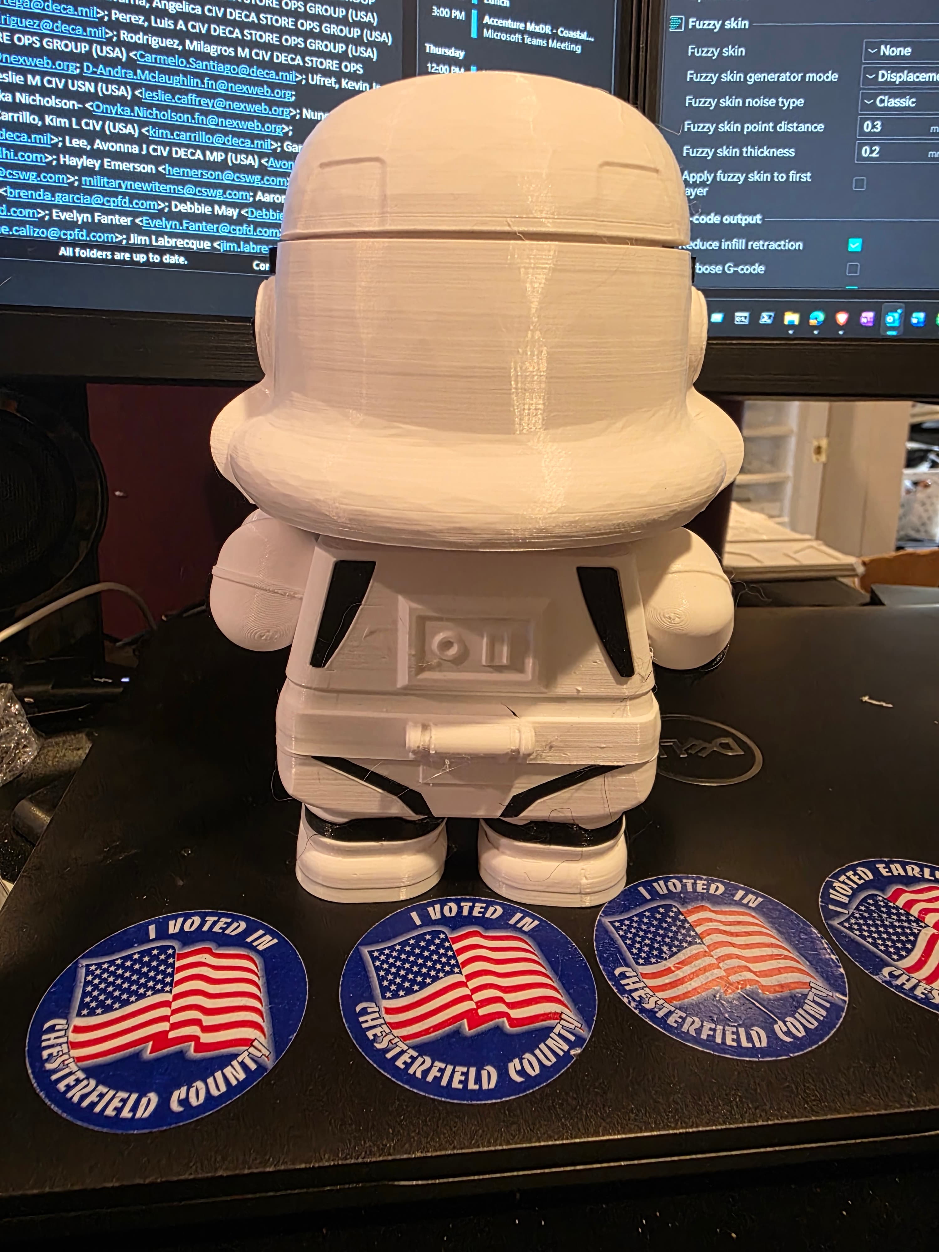 Printed pretty well, need to dial my flow rate a bit as there was some parts I had to sand to get to fit. I really enjoy it.