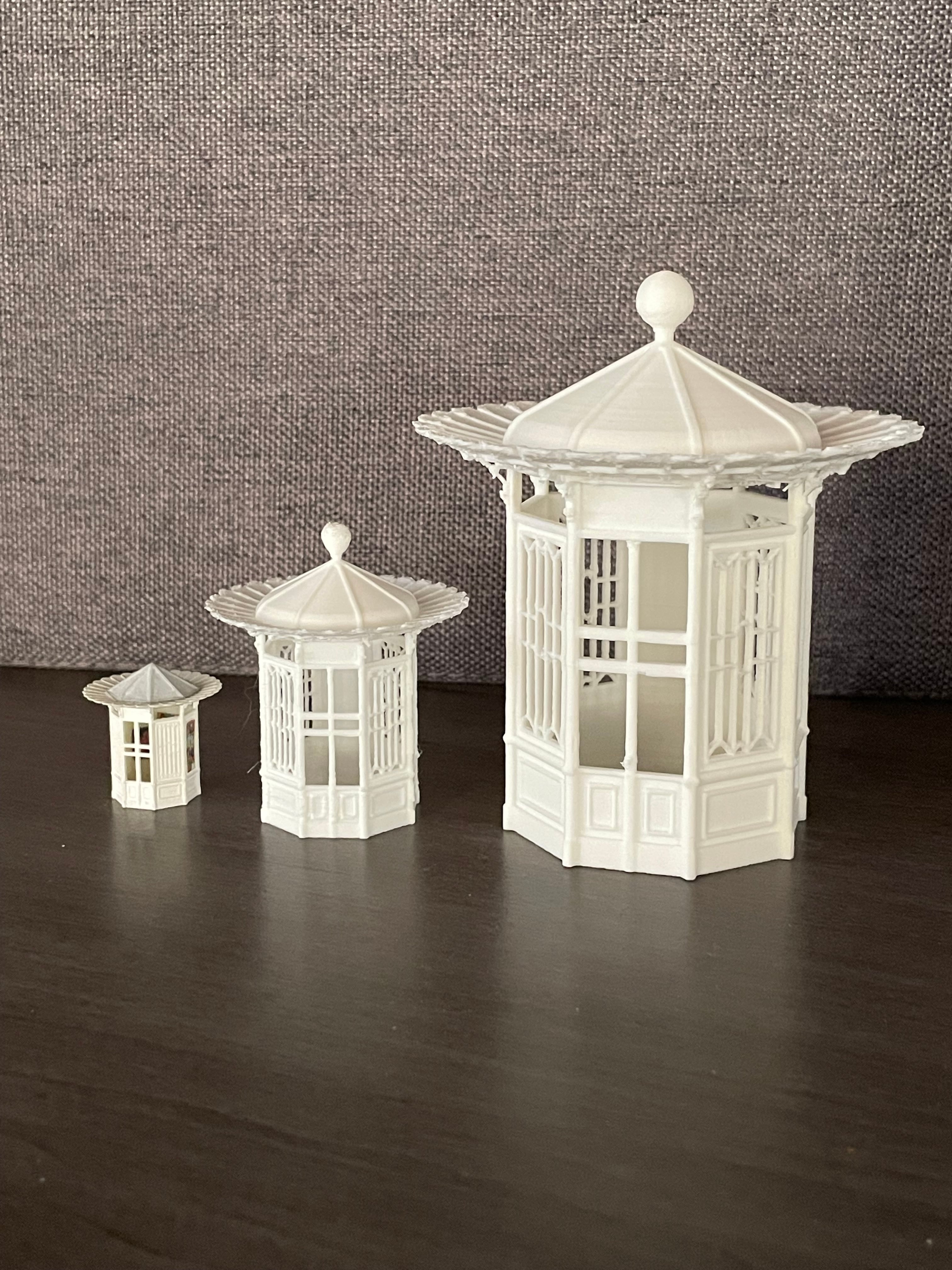 Italian Kiosk Scale Models 3d model