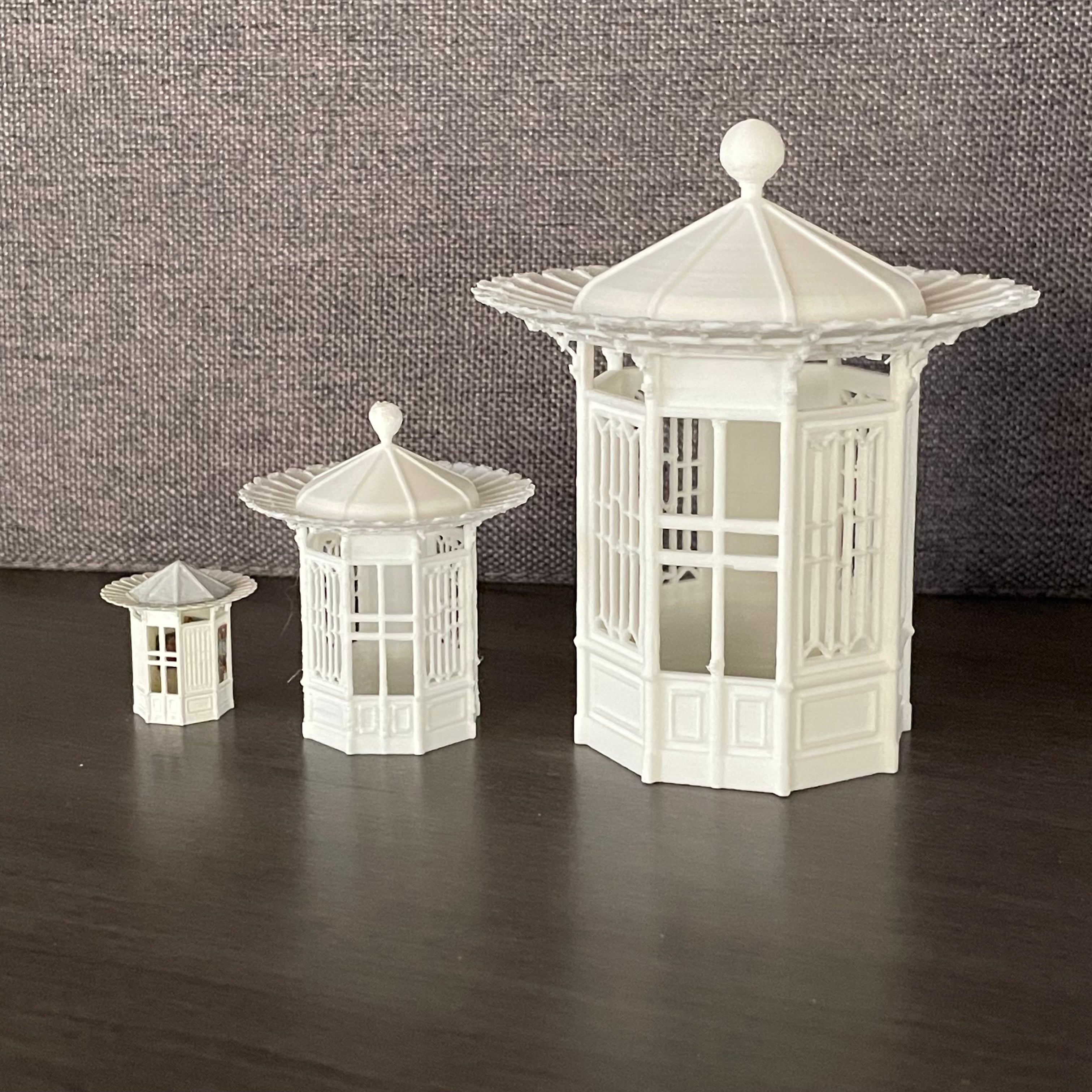 Italian Kiosk Scale Models 3d model