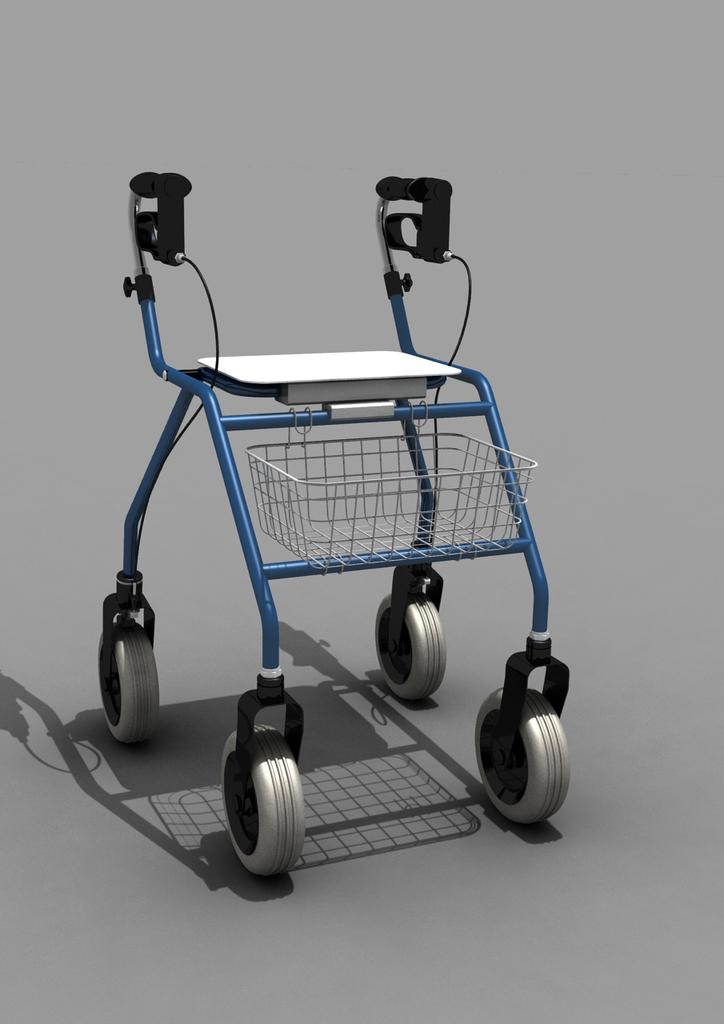 Moving walker 3d model
