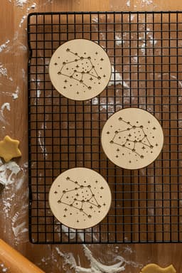 Sky Star Cookie Cutter, Biscuit Cutter 3d model