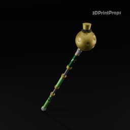 Outer Worlds 2 Deluxe Moon Man Staff – FDM Print-Ready, Split Parts 3d model
