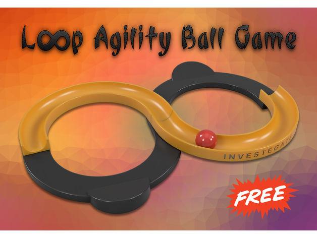 Infinite Loop Agility Ball Game 3d model