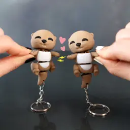 Baby Flexi Otters Magnetic Hand-Holding Companion 3d model
