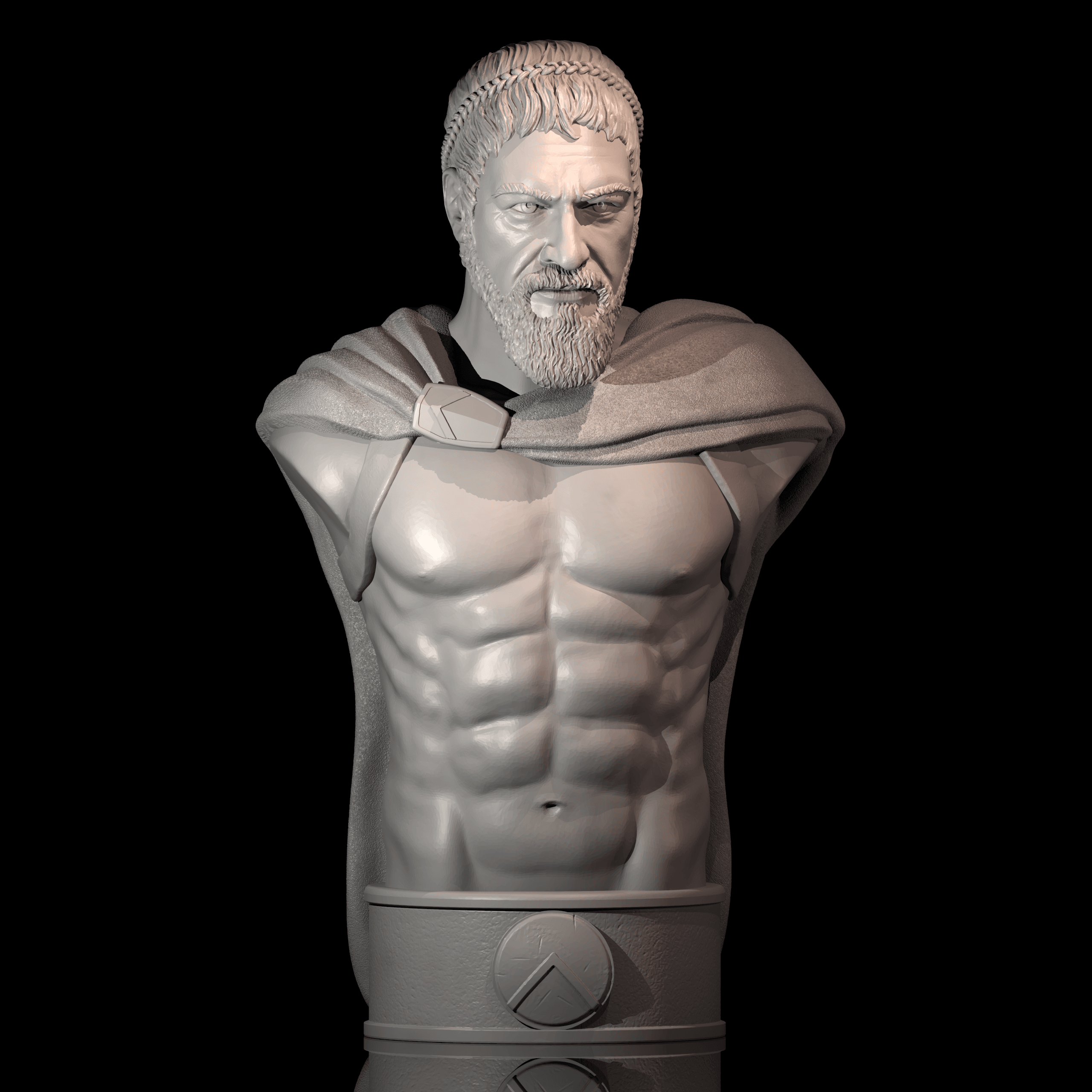 Leonidas Bust - 300 3d model
