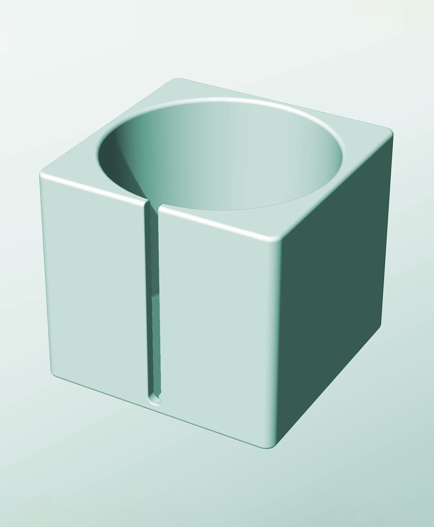 CS162-160-S Stackable slotted component box for creative makers 3d model