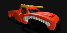 RC TRUCK EL TORO LOCO MONSTER JAM BODY 1:12 3d model