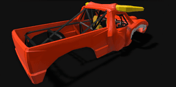 RC TRUCK EL TORO LOCO MONSTER JAM BODY 1:12 3d model
