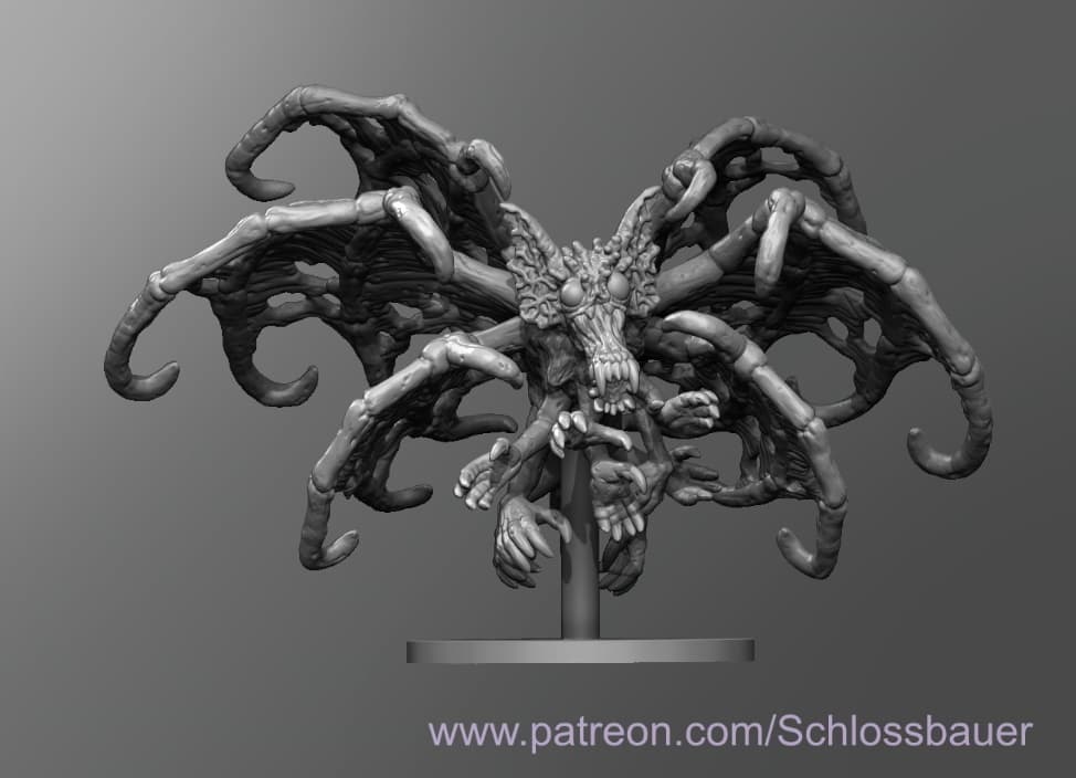 Mutated Bat 3d model