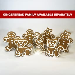 Christmas Gingerbread Pet Collection β Dog, Cat and Parrot STL Bundle! β Quick, Easy, and Adorable! 3d model