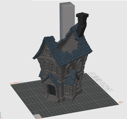 Haunted House 3MF | Gothic Multi-Color | HalloweenDecor 3d model