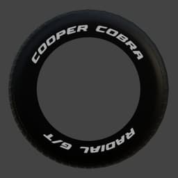 Cooper Cobra Radial G/T tire 3d model
