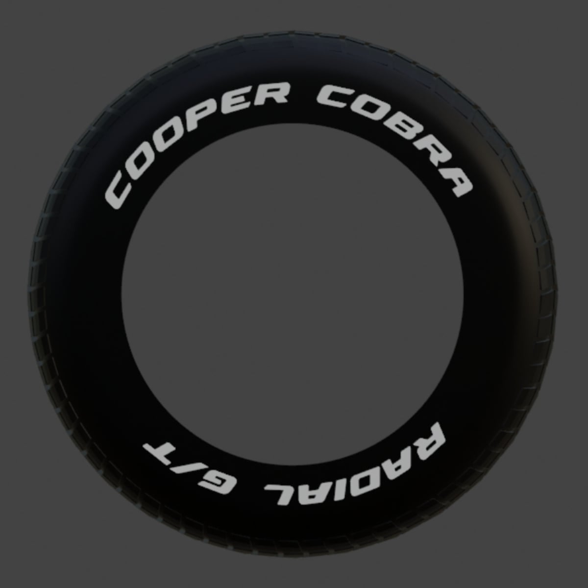 Cooper Cobra Radial G/T tire 3d model