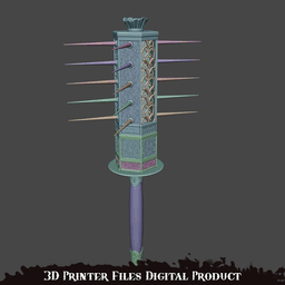 Sakuko-Like Entity Spiked Mace Silent Hill F 3d model