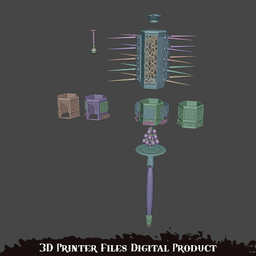 Sakuko-Like Entity Spiked Mace Silent Hill F 3d model