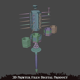 Sakuko-Like Entity Spiked Mace Silent Hill F 3d model