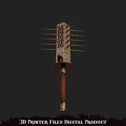 Sakuko-Like Entity Spiked Mace Silent Hill F 3d model