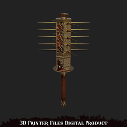 Sakuko-Like Entity Spiked Mace Silent Hill F 3d model