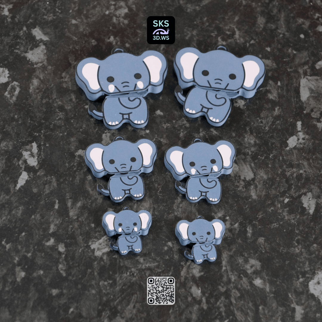 The Complete Elephant Fidget Pack 3d model