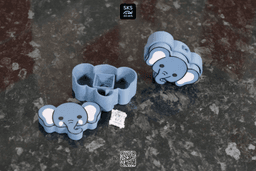 The Complete Elephant Fidget Pack 3d model