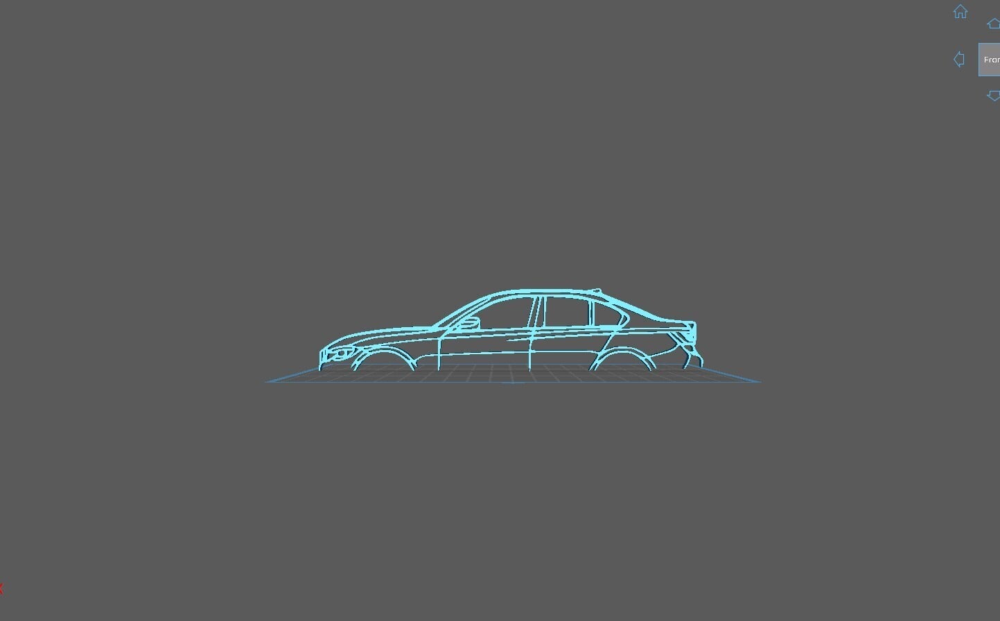 BMW - G20 M340 Wall Art 3d model