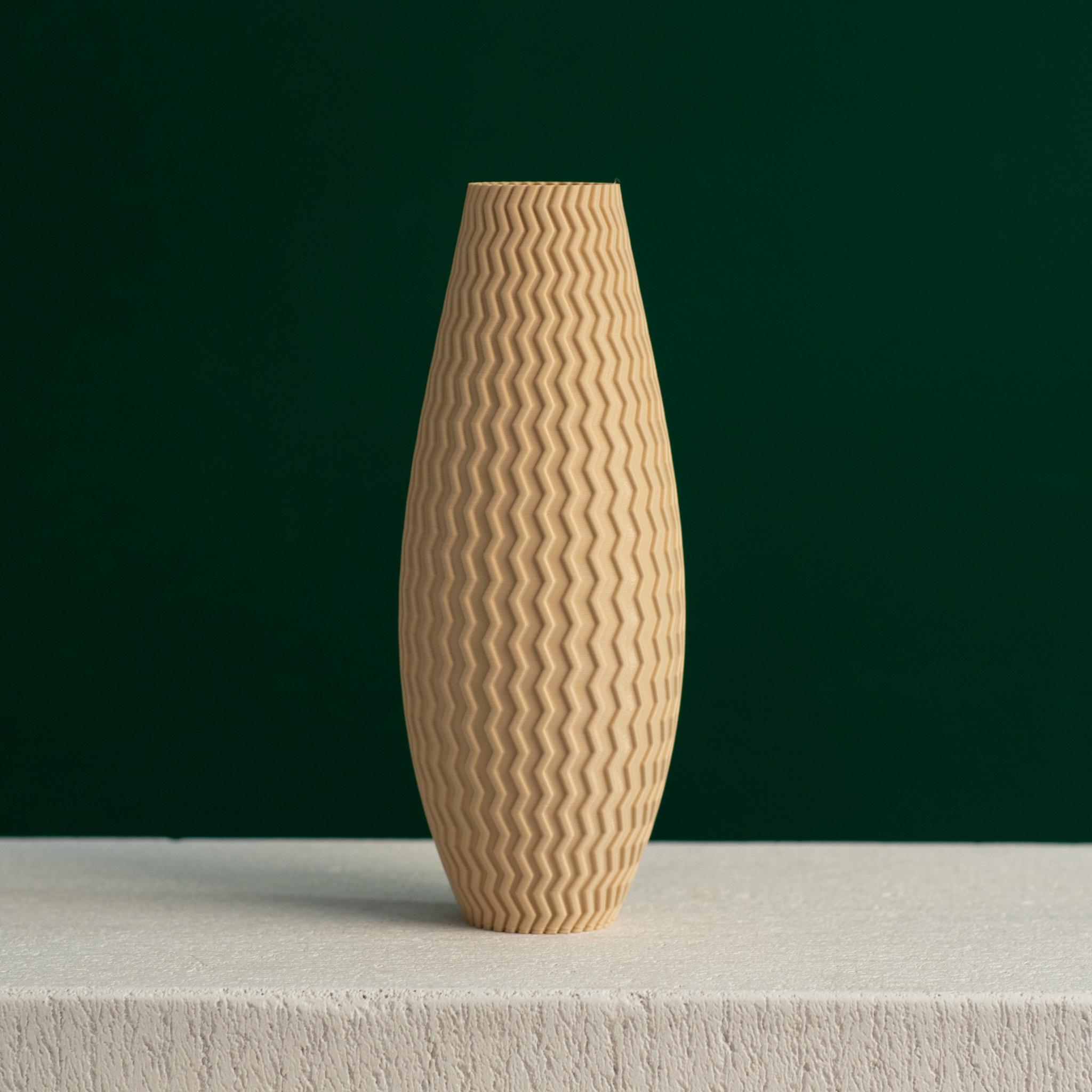 Conical Zigzag Vase (vase mode) 3d model
