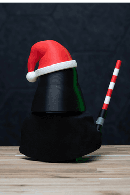 Christmas Chunk Vader - FREE Star Wars Darth Vader Kit | No Supports, No AMS, No Glue 3d model