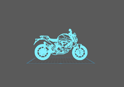 Ducati - Monster.stl 3d model