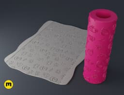 Texture Rollers - Valentine’s Day 3d model