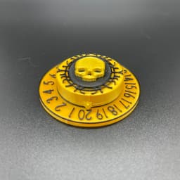 Filigree Skull "Magic: The Gathering" Radial Life Counter 3d model