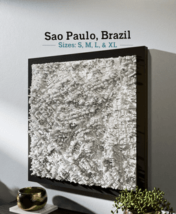 Sao Paulo, Brazil - S, M, L, & XL 3d model